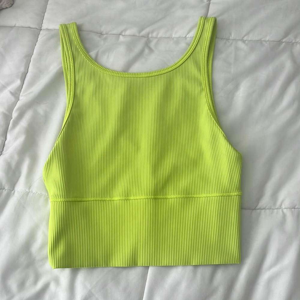 NEON YELLOW/GREEN LULU TOP